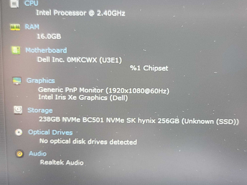 Dell Latitude 3420| i5-1136G7| 16GB DDR4| 512GB NVMe β Lap200