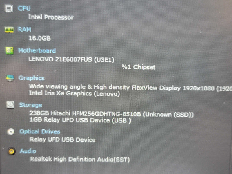 Lenovo ThinkPad E15 Gen 4| i5-1235U| 16GB DDR4| 256GB NVMe READ β Lap200