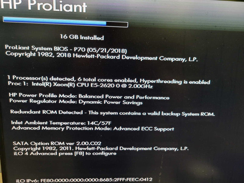 HP PL DL380p - Xeon E5-2620 0 | 16GB RAM | P420i RAID | 2x750W PSU %