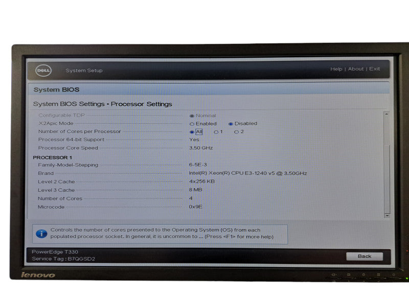 Dell T330 Tower Server | Xeon E3-1240 v5 @ 3.50GHz 4C, 64GB DDR4, H730 RAID