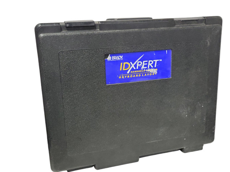 Bradley IDXPert handheld Labeler Keyboard Layout w/ Case, READ _