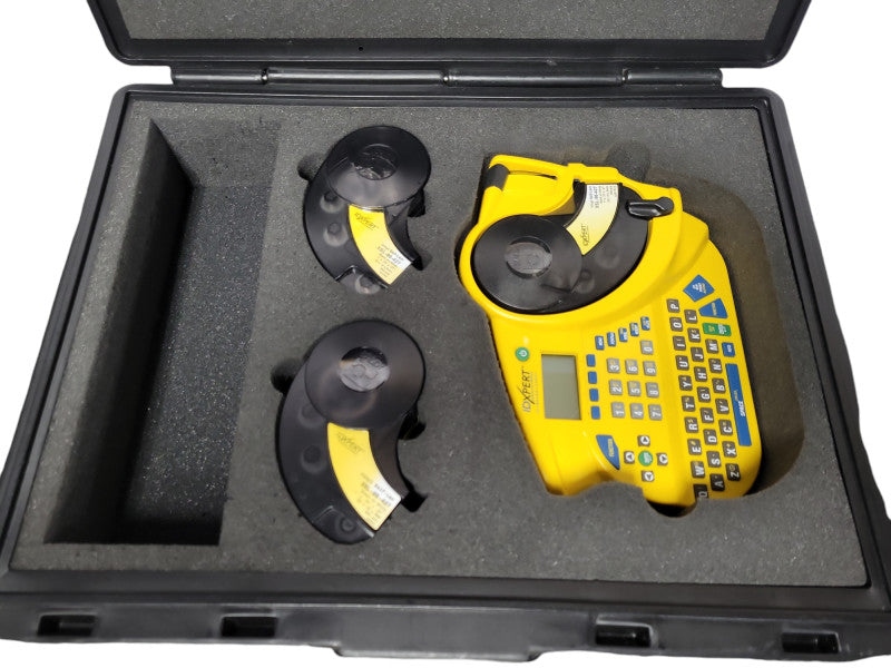 Bradley IDXPert handheld Labeler Keyboard Layout w/ Case, READ _