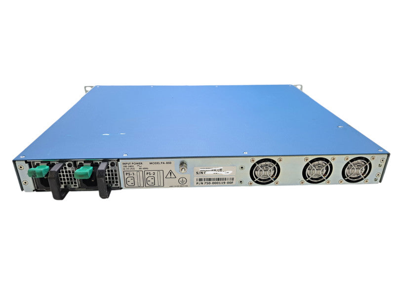 Palo Alto PA-850 NextGen Enterprise Firewall | 4x SFP+, 2x PSU | 750-000119-00F