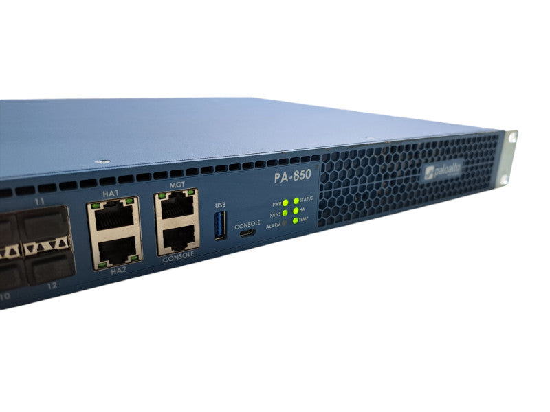 Palo Alto PA-850 NextGen Enterprise Firewall | 4x SFP+, 2x PSU | 750-000119-00F