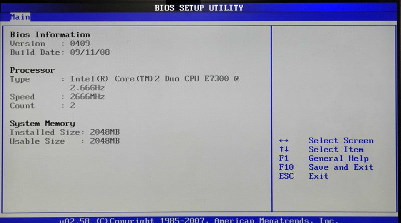 Custom PC/ASUS P5KPL-AM, Intel Core 2 Due E7300 2.66GHz, 2GB RAM, No HDD, EN8400GS Silent 512MB
