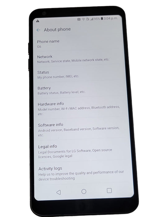 LG G6 32GB smart phone, READ _