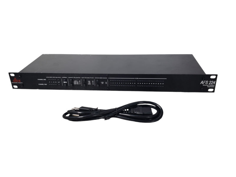 dbx AFS 224 Dual Channel Advanced Feedback Suppression Processor Q