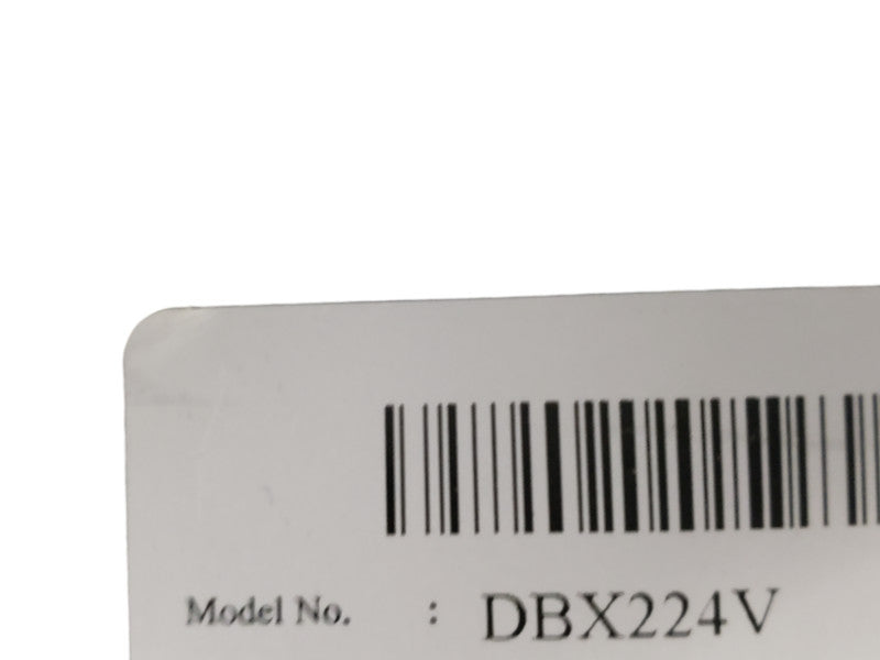 dbx AFS 224 Dual Channel Advanced Feedback Suppression Processor Q
