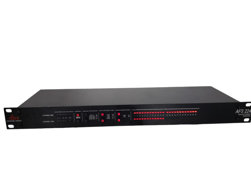 dbx AFS 224 Dual Channel Advanced Feedback Suppression Processor Q