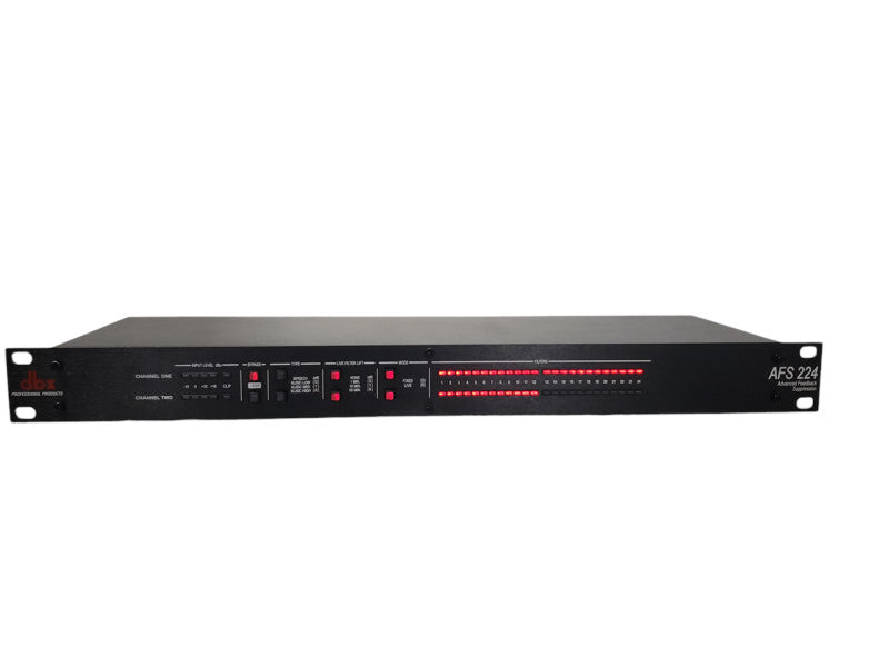 dbx AFS 224 Dual Channel Advanced Feedback Suppression Processor Q