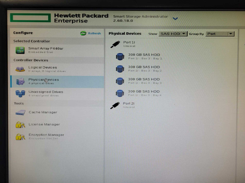 HP DL380 Gen9 2U  2x Xeon E5-2623v3 8C, 32GB DDR4 P440ar, 4x 300GB HDDs, SEE _