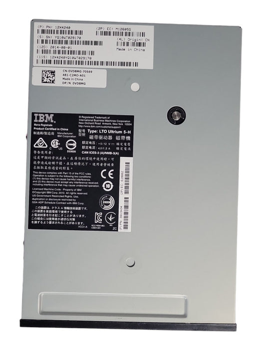 IBM/Dell VD8MG LTO Ultrium 5-H Internal SAS Ultrium Tape Drive. _