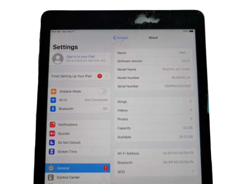 Apple iPad Pro 9.7" - 32GB - Gray (*