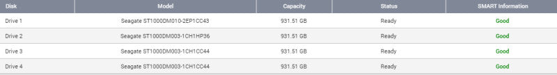 QNAP TS-421U 4-Bay NAS, 4x 1TB  Factory Reset !