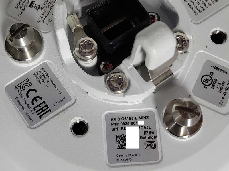 Axis Q6155-E 60Hz PTZ Dome Network Camera 0934-001 Q_