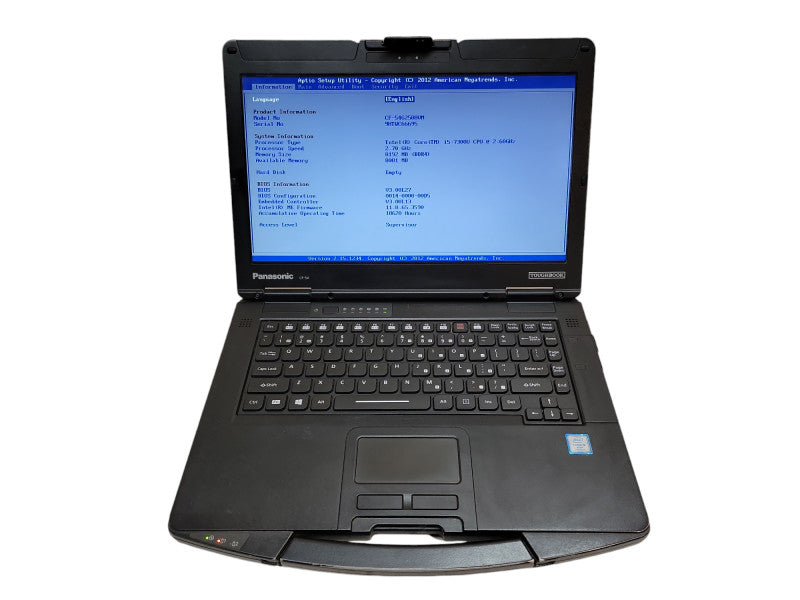Panasonic Toughbook CF-54 | i5-7300U @2.6GHz | 8GB DDR4 | No Hard Drive  Lap200