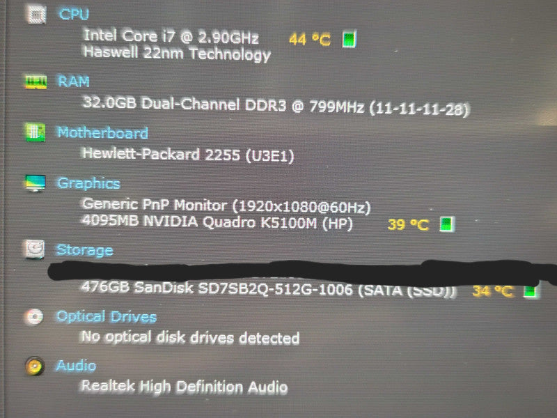 HP ZBook 17 G4| i7-4910MQ| 32GB DDR3| Quadro K5100M| 512GB SSD  β BudLap