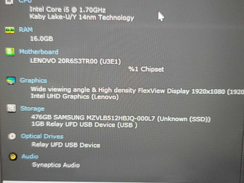 Lenovo Yoga L13| i5-10310U| 16GB DDR3| 512GB M.2| READ  β Lap200