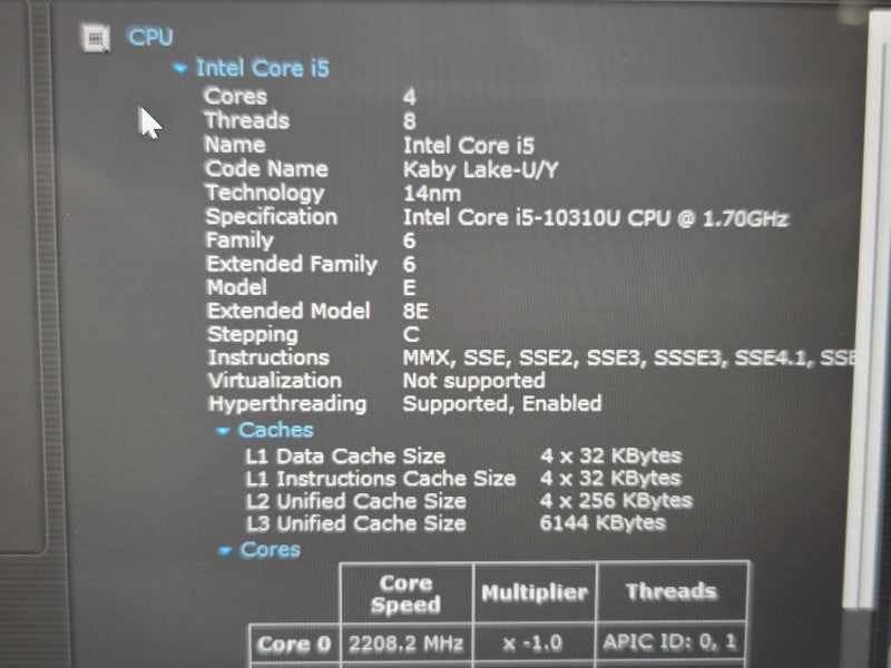 Lenovo Yoga L13| i5-10310U| 16GB DDR3| 512GB M.2| READ  β Lap200