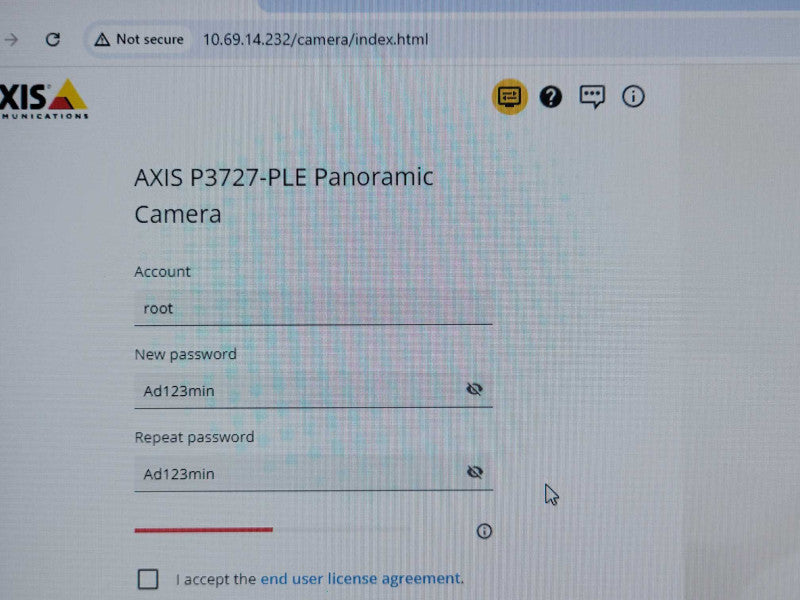 Axis P3717-PLE Quad Camera Indoor/Outdoor Network Security Camera _