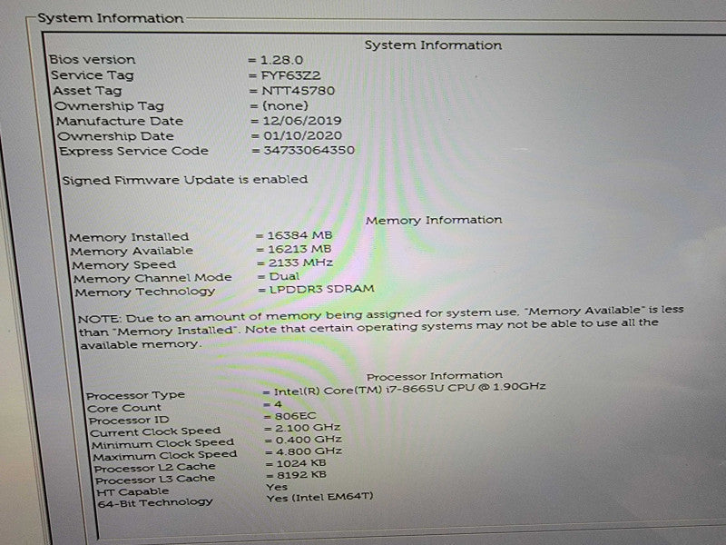 Dell Latitude 7400 2-1 | i7-8655U @1.9GHz | 16GB RAM | 256GB SSD  Lap200