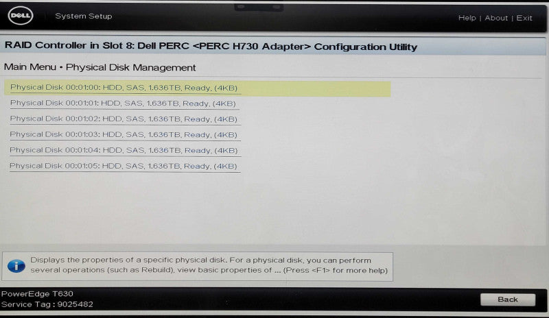 Dell PE T630 16x2.5", 2x Xeon E5-2630 v3 2.40GHz 8C, 64GB RAM, 6x 1.8TB SAS