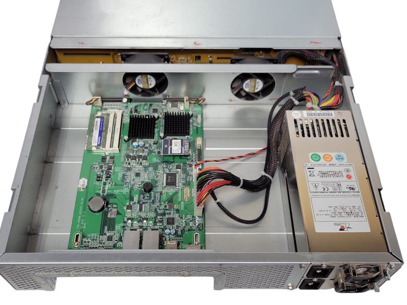 QNAP TS-869U-RP 8-Bay Network Attached Storage w/ 3x 4TB HDDs, 2x PSU, READ _