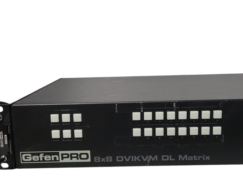 Gefen Pro GEF-DVIKVM-848DL-PB 8x8 DVI KVM DL Matrix, READ, READ _