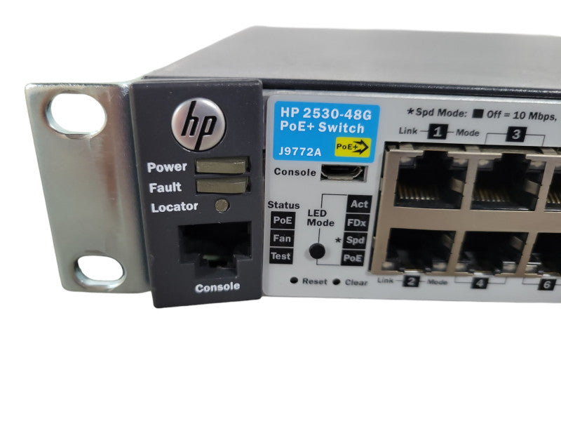 HP 2530-48G PoE+ J9772A 48 Port Gigabit PoE+ 4x SFP Network Switch !