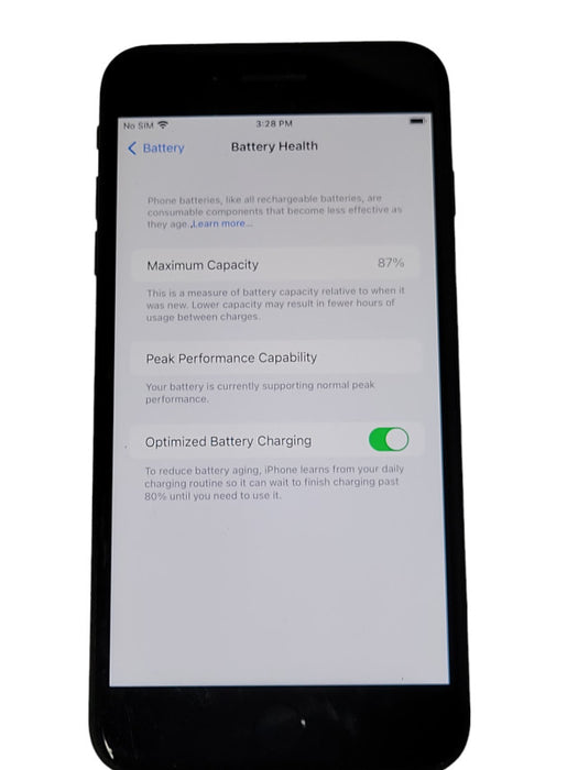 Apple iPhone 7 Plus 128GB Black Unlocked phone _