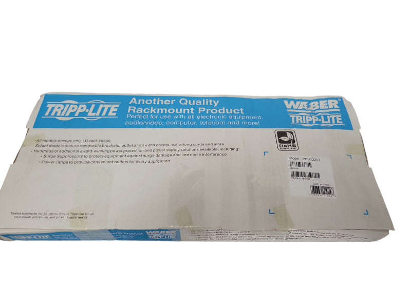 Open-Box Tripp Lite PDU1220T 12 Port Power Strip. 20A, 120V Series _