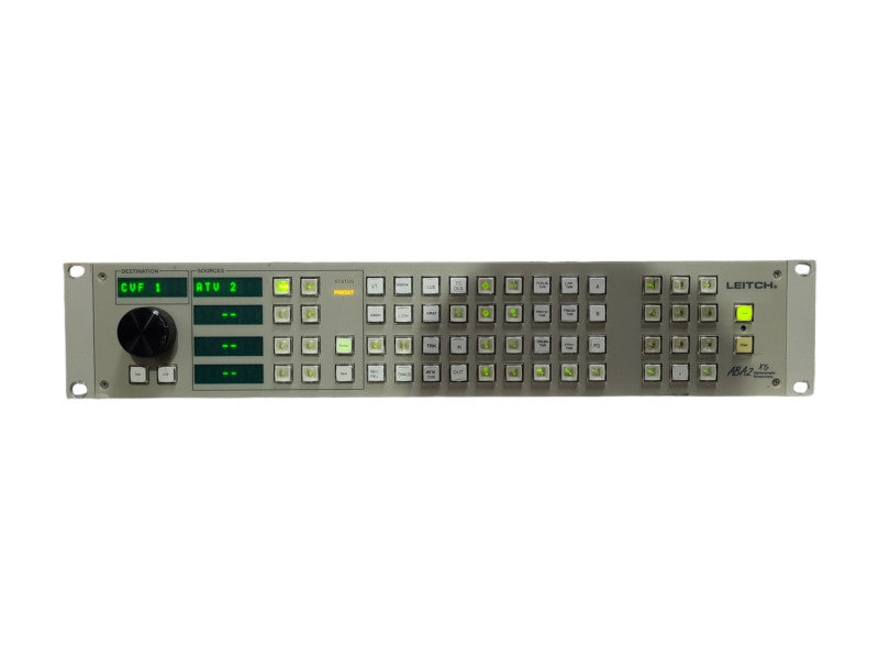 Leitch RCP-ABA2-Xyp 16x16 Audio video router 2x ASM 16x16+ module 1x VSR-16x16