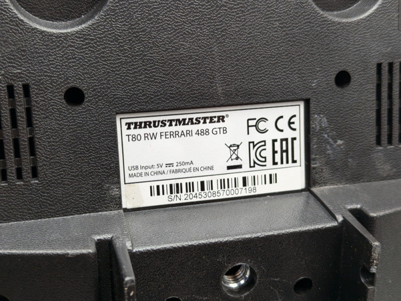ThrustMaster T80 RW Ferrari 488 GTB Please READ  -