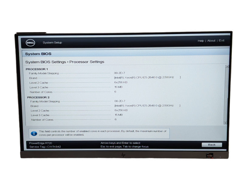 DELL PowerEdge R720 2x Intel Xeon E5-2640 0 @ 2.50Ghz 64GB RAM H710 mini RAID -