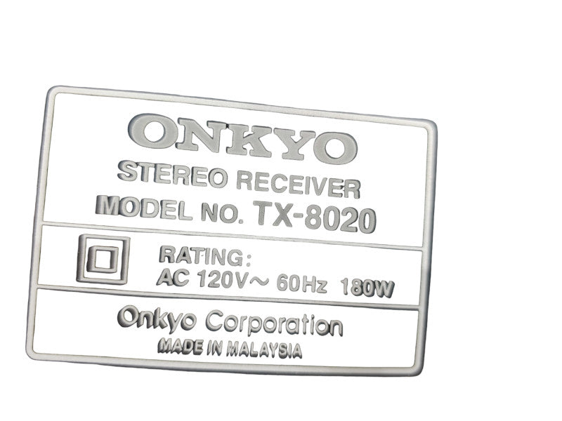 Onkyo Stereo Receiver Model: TX-8020