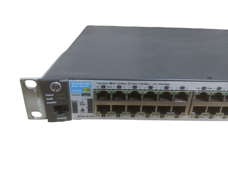 HP 2530-48G PoE+ J9772A 48 Port Gigabit PoE+ 4x SFP Network Switch