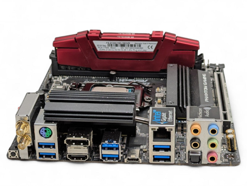 ASRock Z390 Phantom Gaming-ITX/ac mini with i5-9500T & 16GB RAM Please READ  Q-