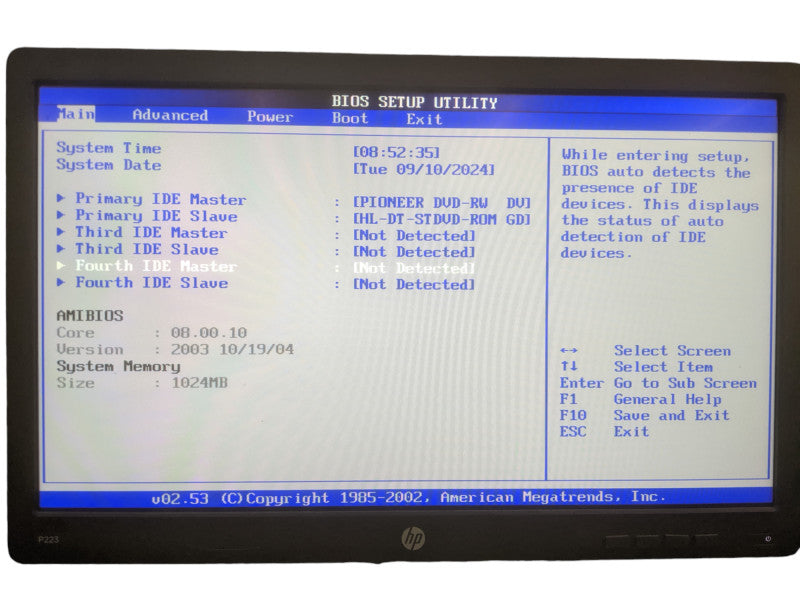 Sony PCV-A11L Vaio PC Tower | Intel Pentium 4 @ 3.20GHz | 1GB RAM | No HDD