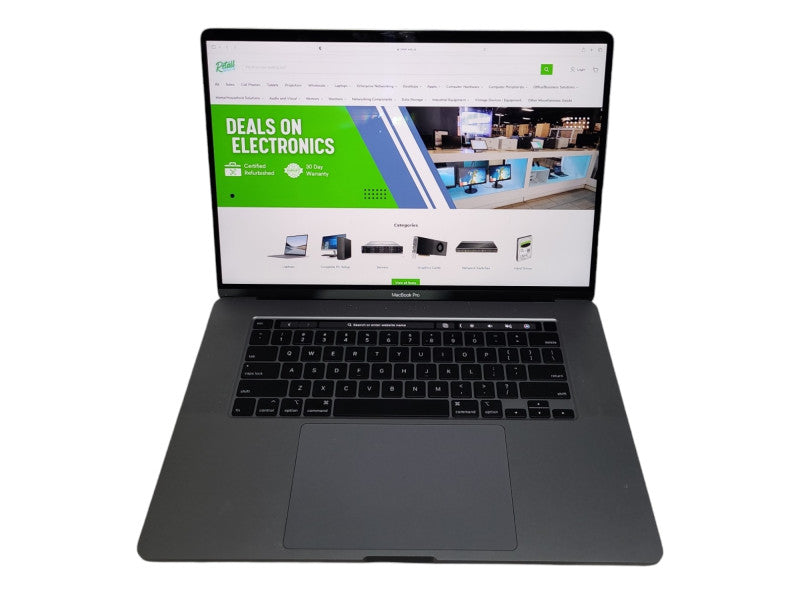 Apple Macbook Pro 2019 16" 6-Core i7-9750H @ 2.6GHz 16GB DDR4 512GB SSD Radeon Pro 5300M 4GB, Space Gray
