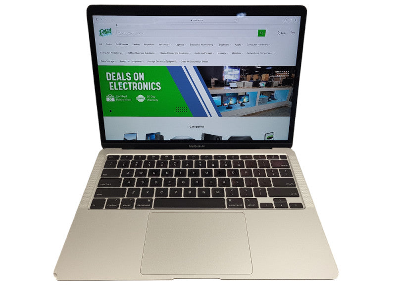 Apple MacBook Air 2020 13" i3-1000NG4 CPU 8GB RAM 128GB SSD 188 Cycle Count No Charger $