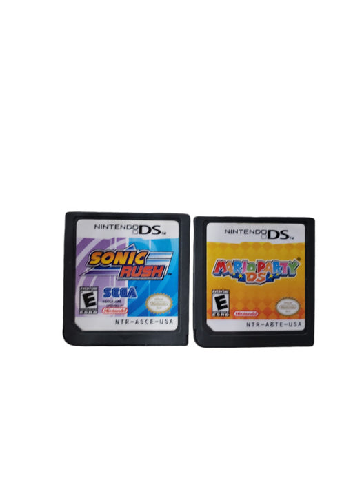 Mario Party (Nintendo DS, 2007) & Sonic Rush (Nintendo DS, 2005) Games Combo