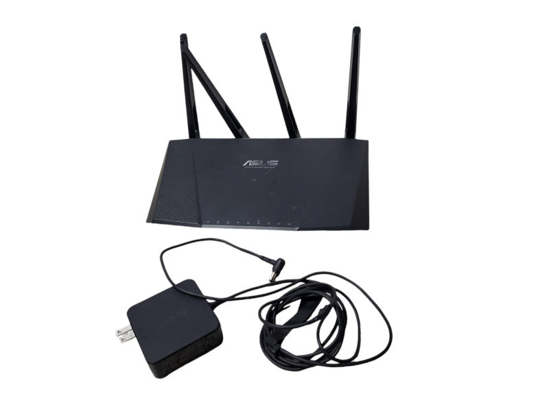 ASUS RT-AC87U AC2400 4x4 Dual Band Wireless Wi-Fi Gigabit Router 2.4GHz 5.0GH W/ Power Adapter