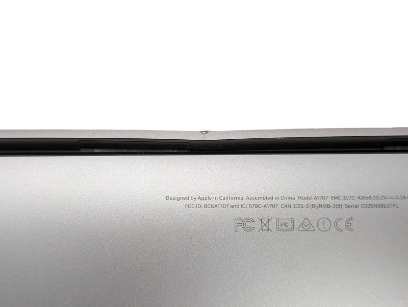 Apple MacBook PRO 2016 15-inch Intel i7-6700HQ 16GB RAM & 256GB Storage READ  -