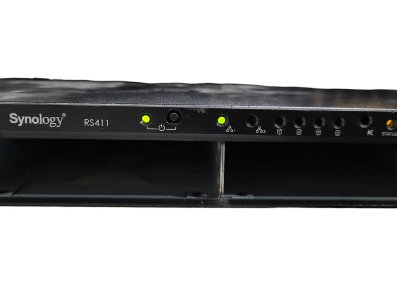 synology RS411 Rackstation 4-Bay NAS Server, No HDD, No Caddies, READ