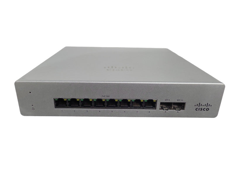 Cisco MS120-8FP | 10-Port Gigabit PoE Managed Ethernet Switch *UNCLAIMED !