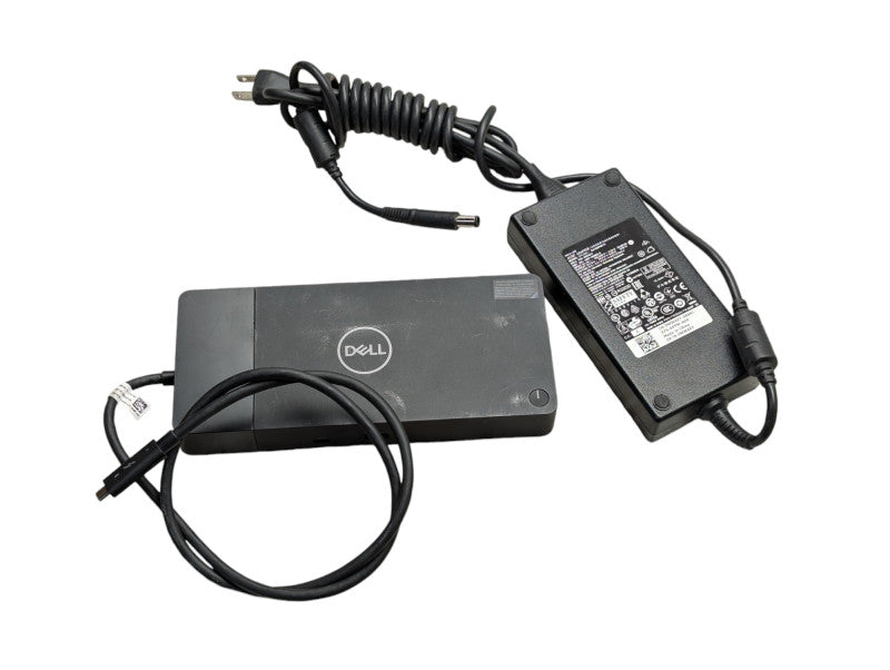 DELL WD22TB4 USB-C Thunderbolt docking station with 180w power adaptor  Q-