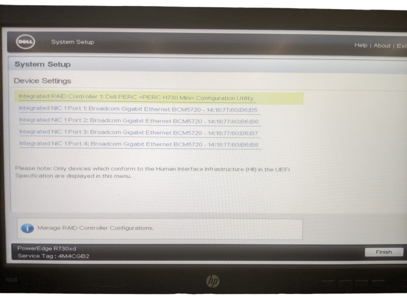 DELL PowerEdge R730xd |  Xeon E5-2620 v3 | 16GB DDR4 | No HDD | H730 Mini
