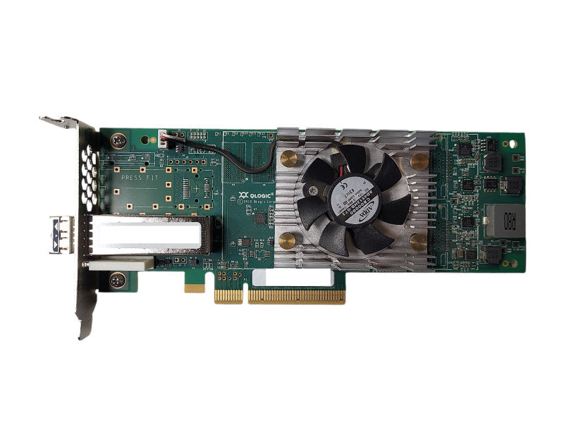 QLOGIC QLE2672-E Dual Port 16Gbps HBA PCIe Adapter Low Profile LP with SFP's Q$