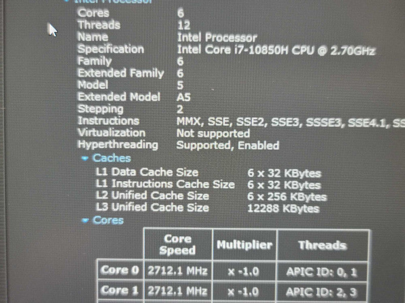 Dell Latitude 5511| i7-10850H| 16GB DDR4| 512GB NVMe | NO BAT  β Lap200