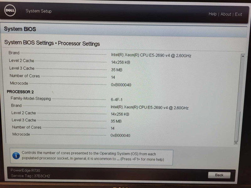 Dell R730 2U 2x E5-2690 v4 @2.6GHz 32GB DDR4 2x PSU 8x 3.5" PERC 730 Mini $